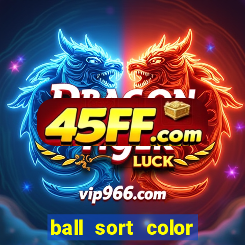ball sort color water puzzle